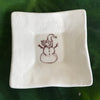 Dipping Dish - Image - &quot;Snowman&quot; - White