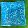 Dipping Dish - &quot;Floral Fantasy&quot; - Marine Blue