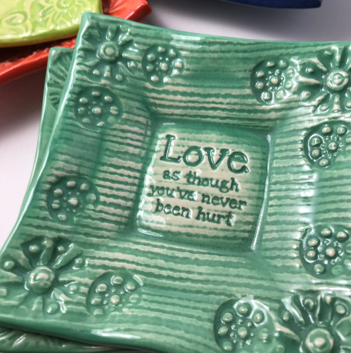 Dipping Dish - Love as Though You&#39;ve Never Been Hurt&quot;