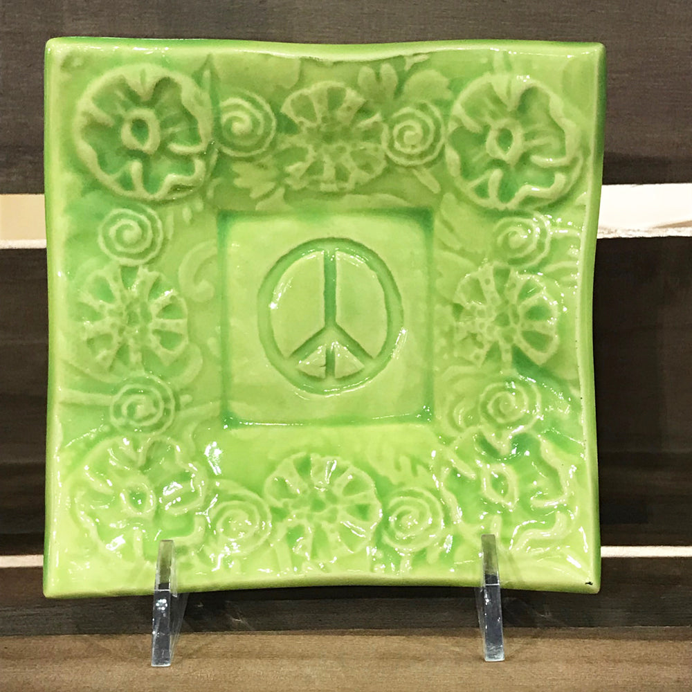 Peace Symbol Ceramics by Lorraine Oerth.