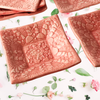 Dipping Dish - &quot;Lace&quot; - Pink
