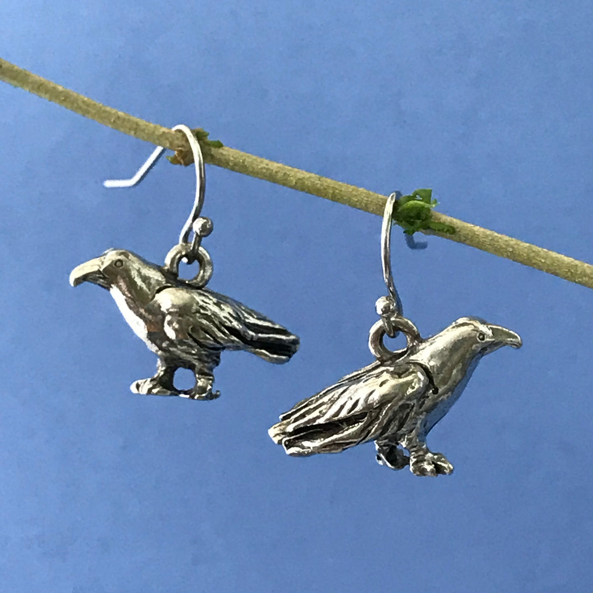 Earrings - Crows