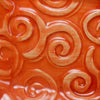 Friends Bowl Spiral Design in Coral