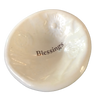 Giving Bowl - &quot;Blessings&quot; - White