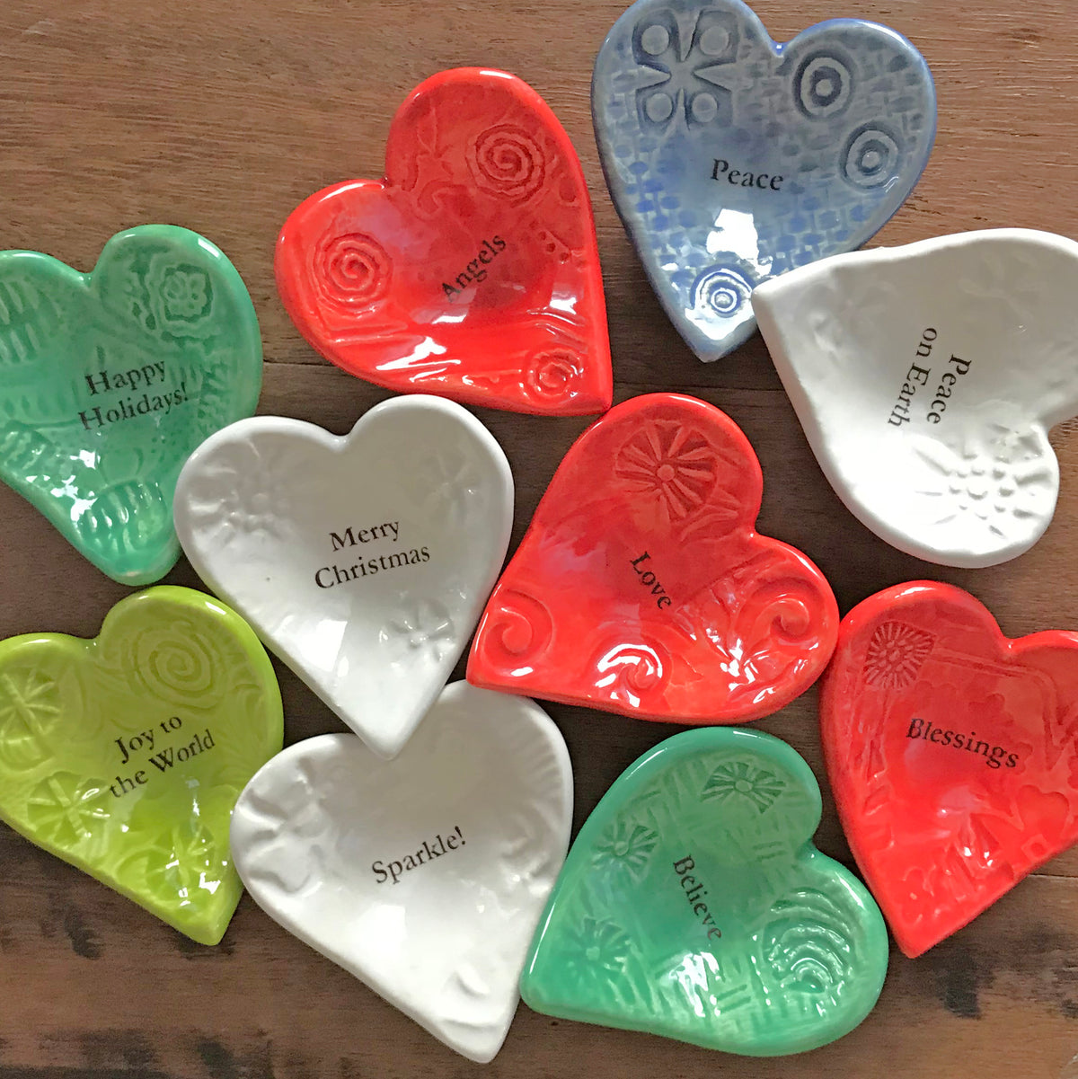 Giving Hearts - &quot;Christmas Collection&quot; - Set of 10