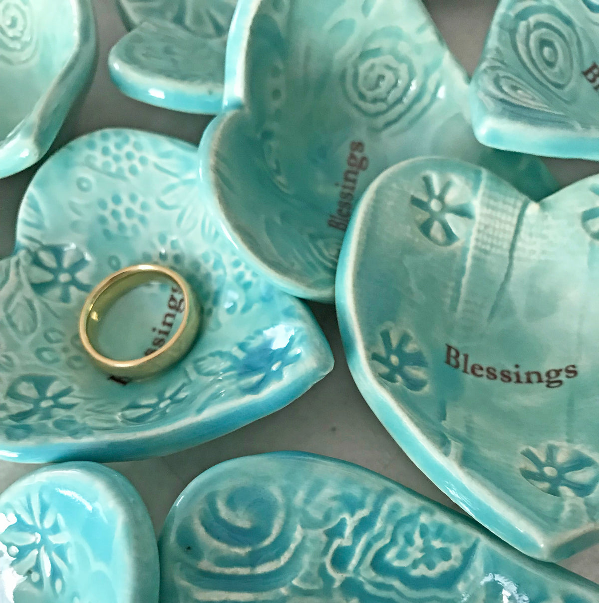 Giving Heart with the word &quot;Blessings&quot; is a unique and heartfelt gift .  Comes with its own gift bag and story card.