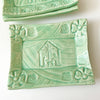 Cute Little Soap Dish - &quot;Nativity&quot; - Spa Green
