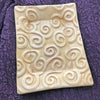 Handmade Tray By Lorraine Oerth Studio Features A Deeply Embossed Spiral Design. 