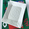 Tray - 5 x 7 - &quot;Tin Ceiling&quot; - White