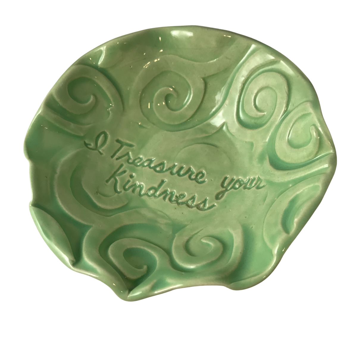Treasure Bowl - &quot;Kindness&quot; - Spa Green
