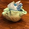 Friendship Candle &quot;Happy&quot; in Spa Green Glaze