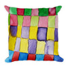 Square Pillow - Rectangles in Color