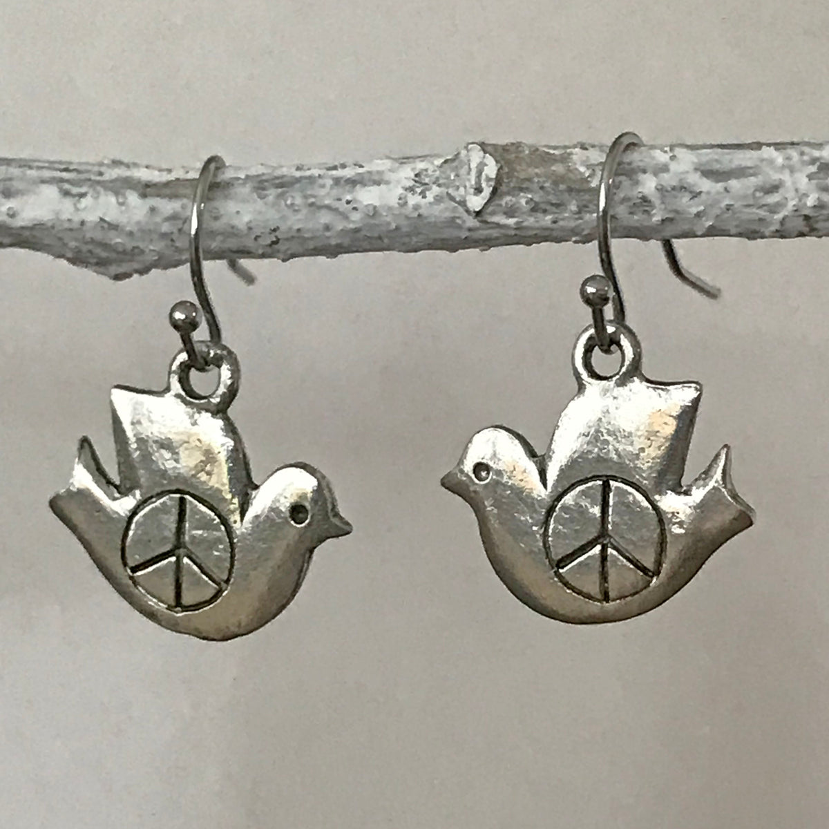 Earrings - Peace Dove